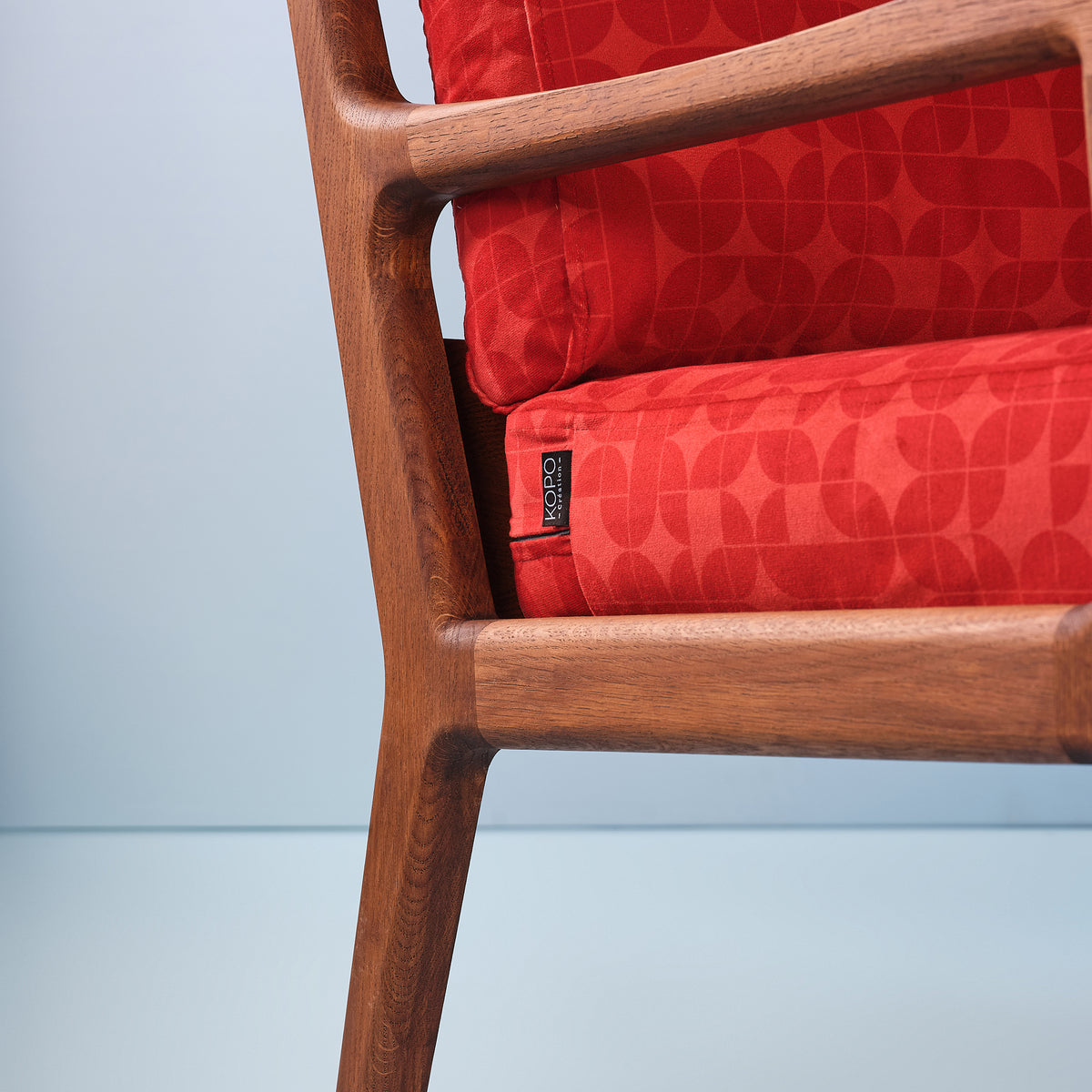 Fauteuil style vintage bordeaux – édition.58
