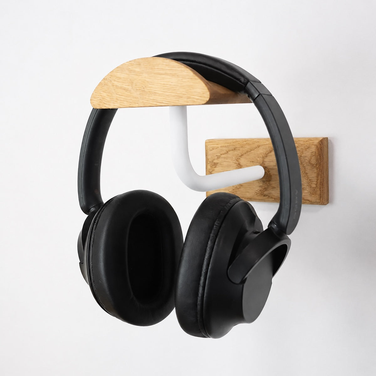 Porte casque audio mural – Blanc
