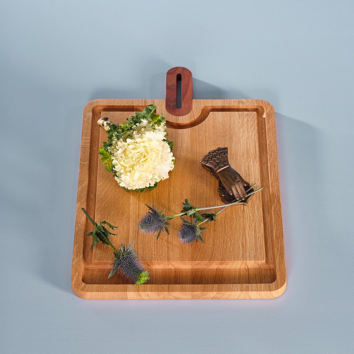 planche à poulet avec rigole