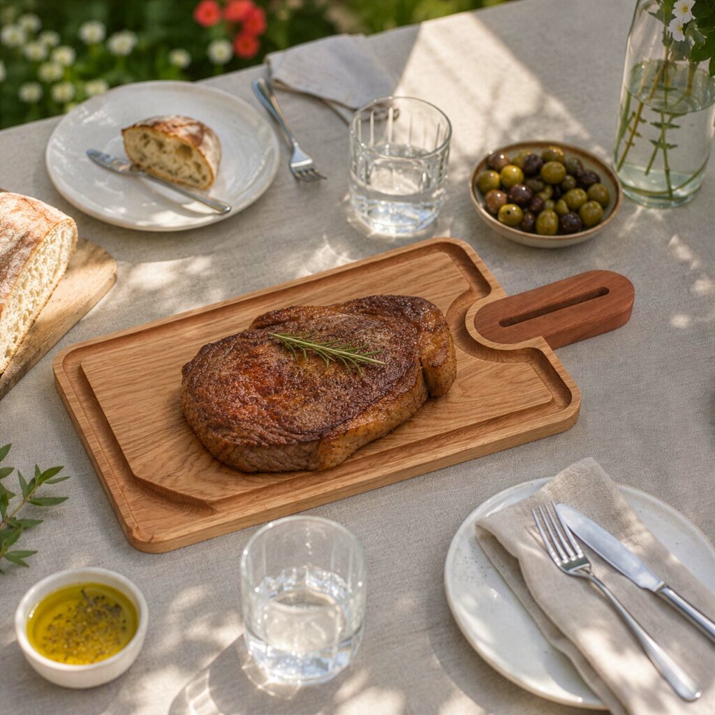 Planche à viande avec rigole – édition.58 | Mid-Century