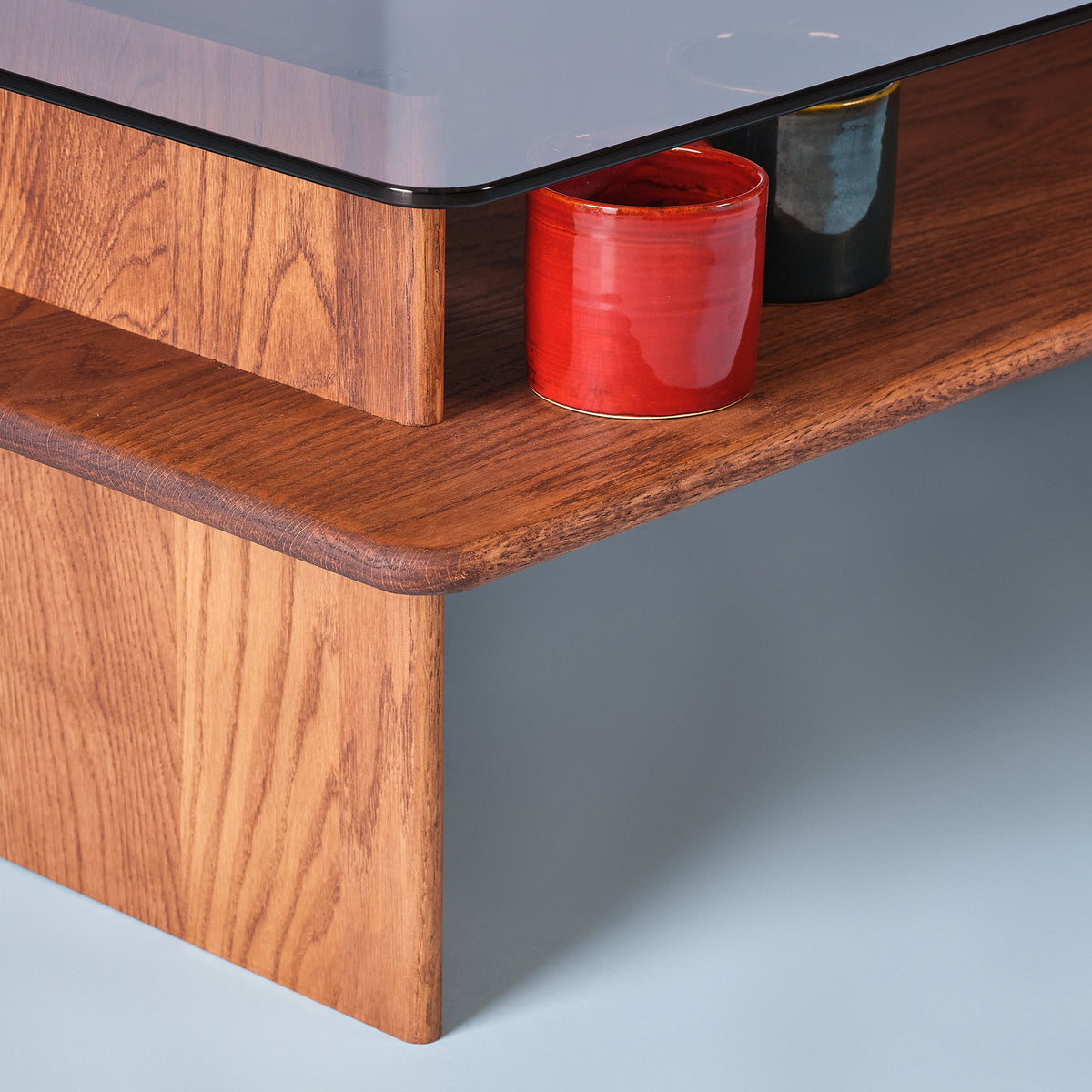 Table basse design rétro – chêne massif PEFC, finition soignée made in France