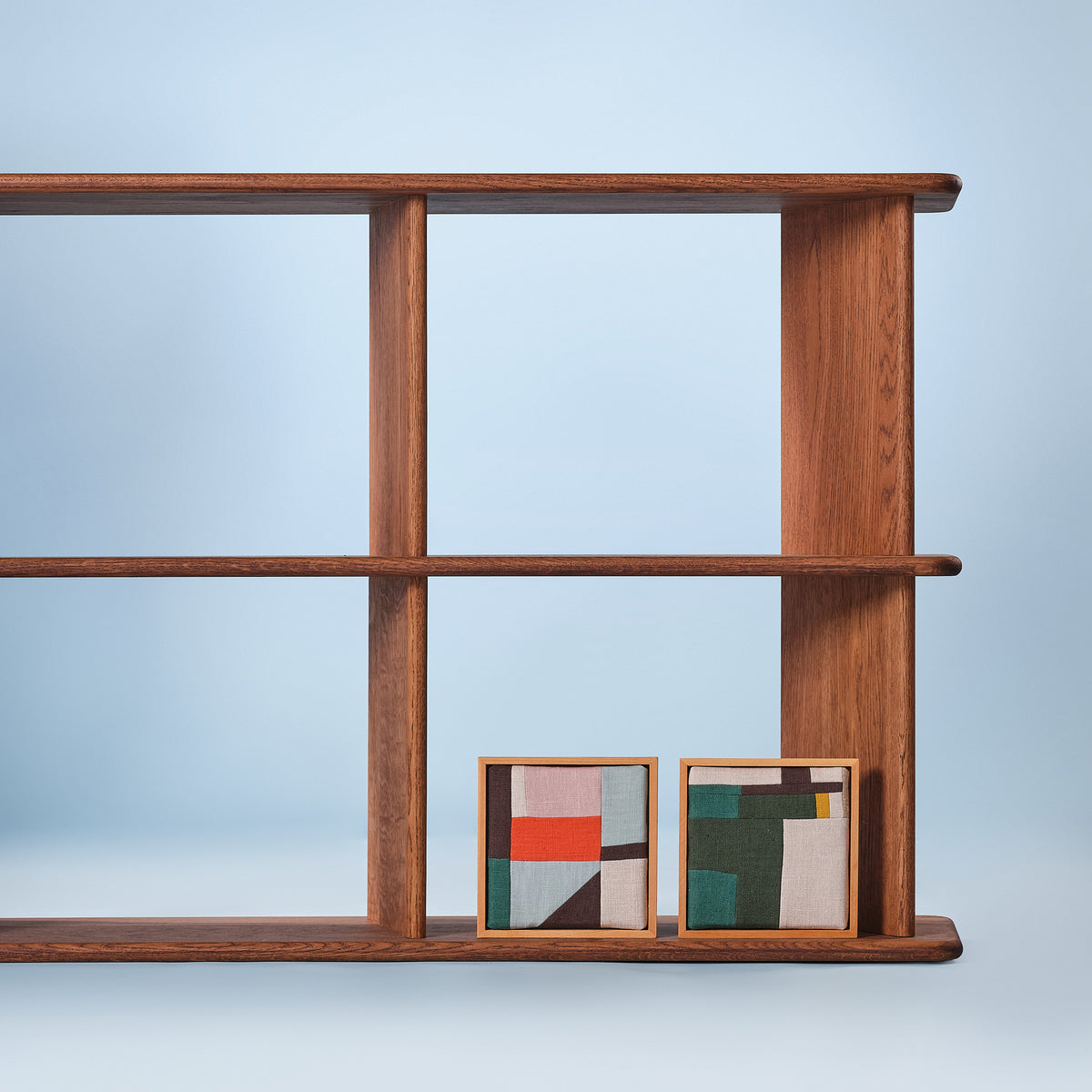 Meuble long en chêne massif 200 cm – finition huilée naturelle, design rétro KOPO Création