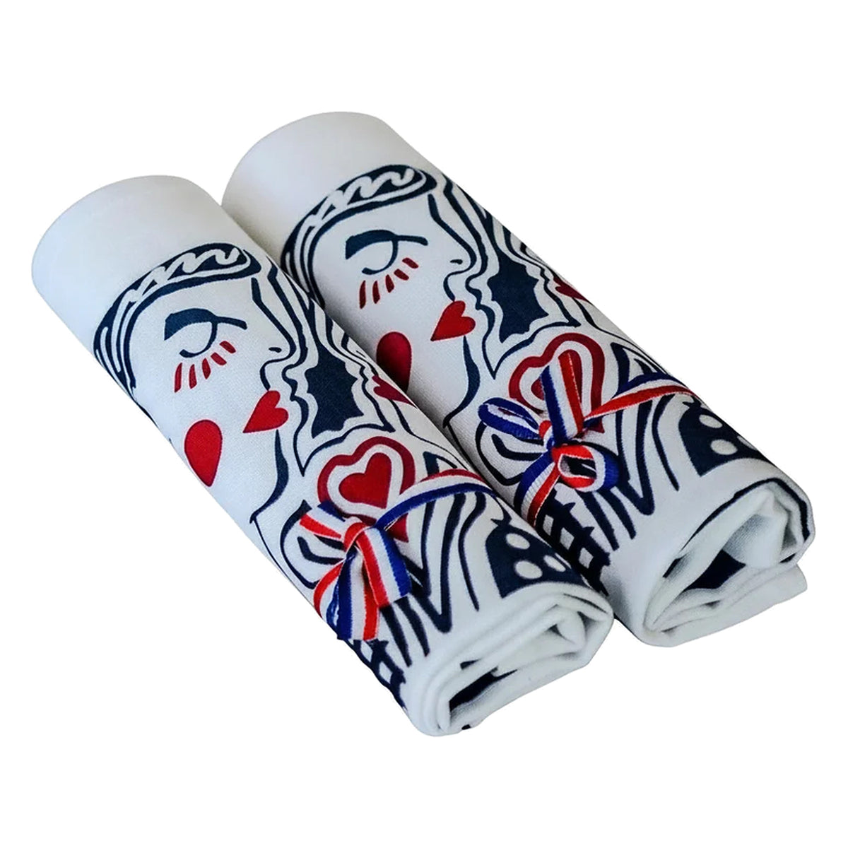 Coffret 2 Serviettes de Table – Les Éternels Amoureux