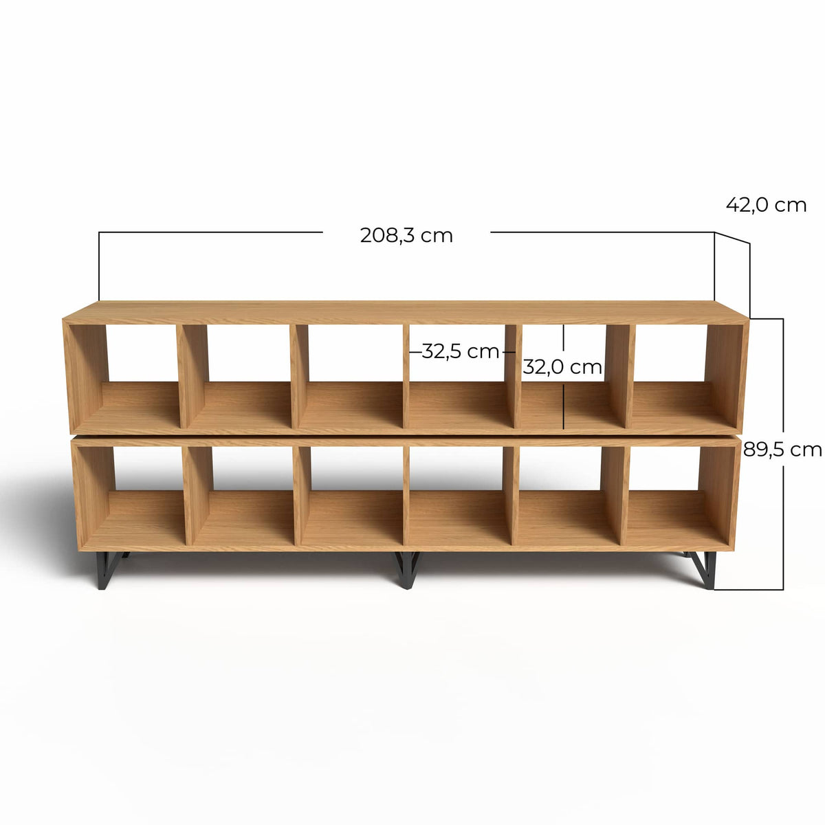 Schéma du meuble grande capacité 1000 vinyles