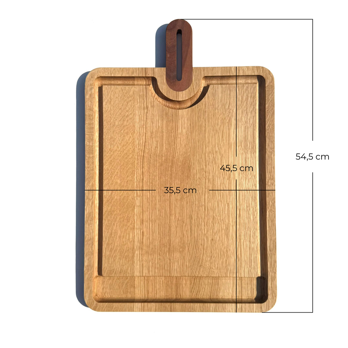 Dimension grande planche à découper design pour poulet et viande