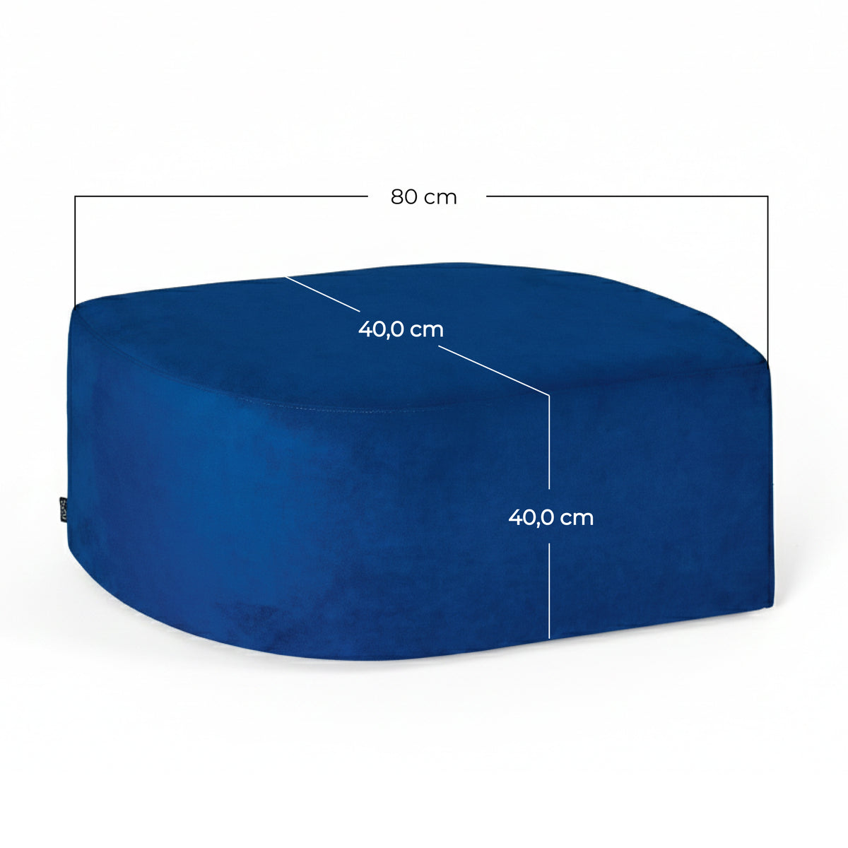 dimensions pouf édition 58 kopo cretaion