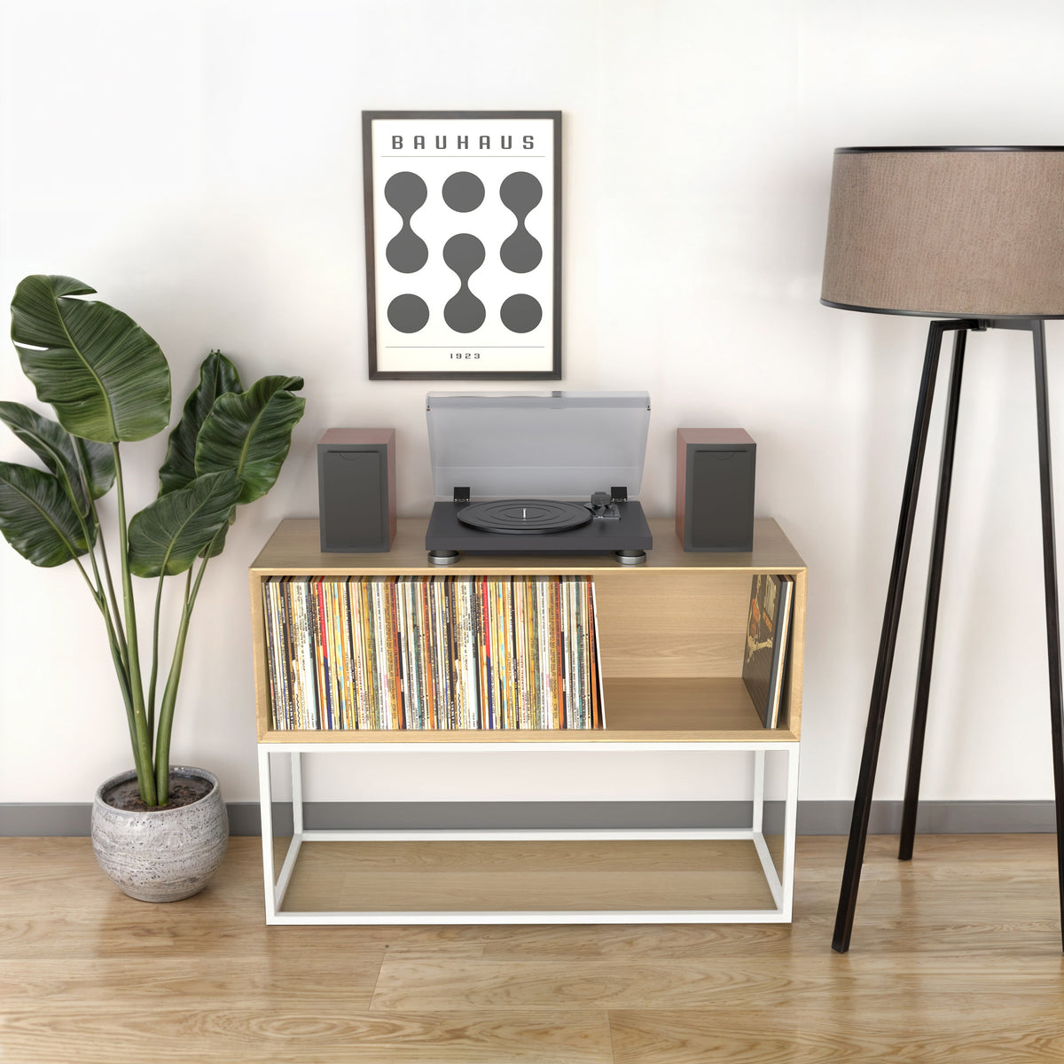 La Console pour vinyles – Blanc