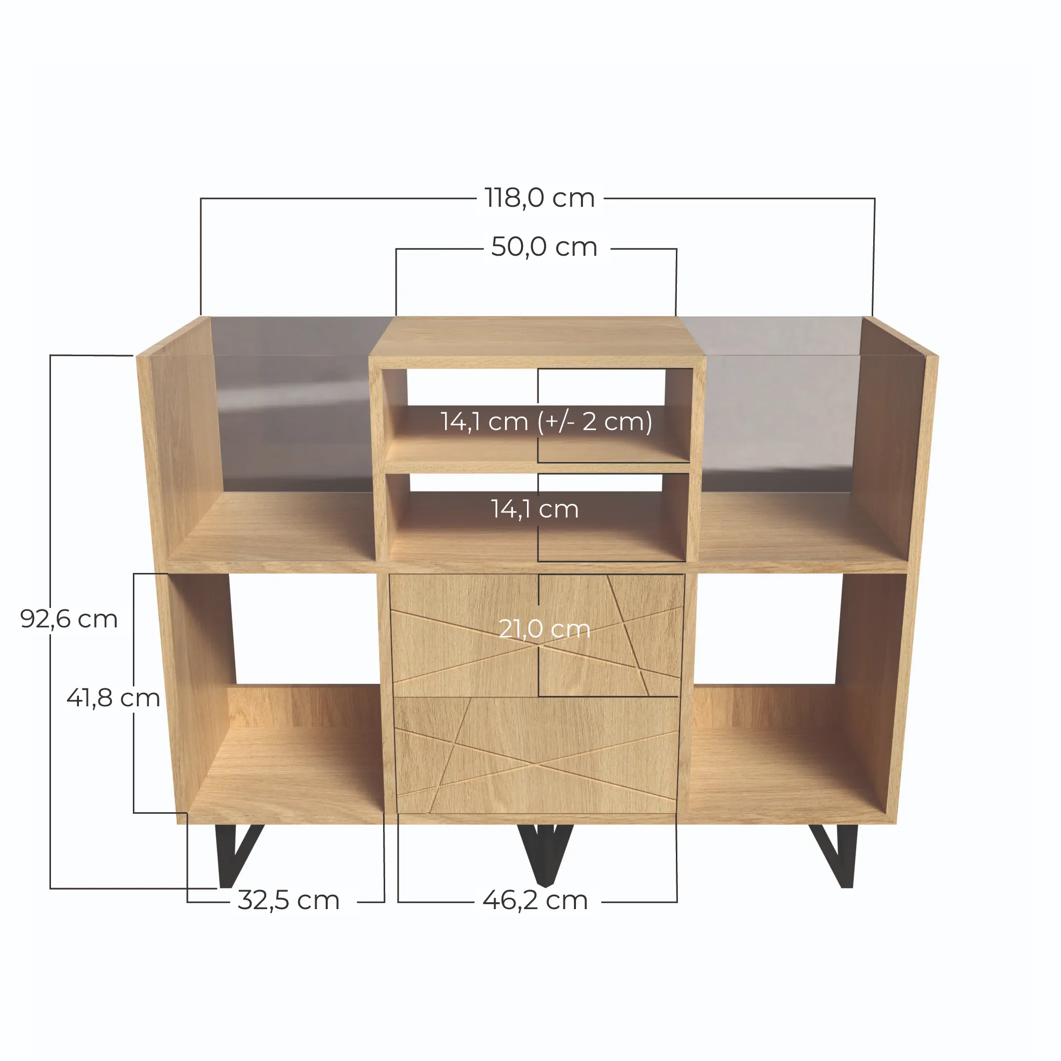 Meuble audio vinyle + cd