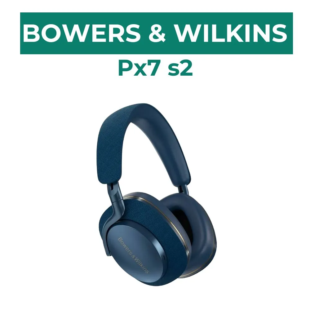 casque audio bleu bowers et wikines